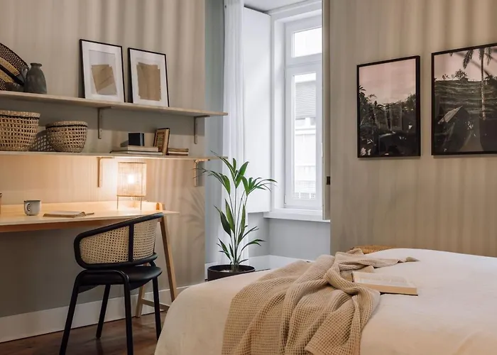 شقة Batu - 2 Bedrooms And Terrace In Santo Antonio Lisboa